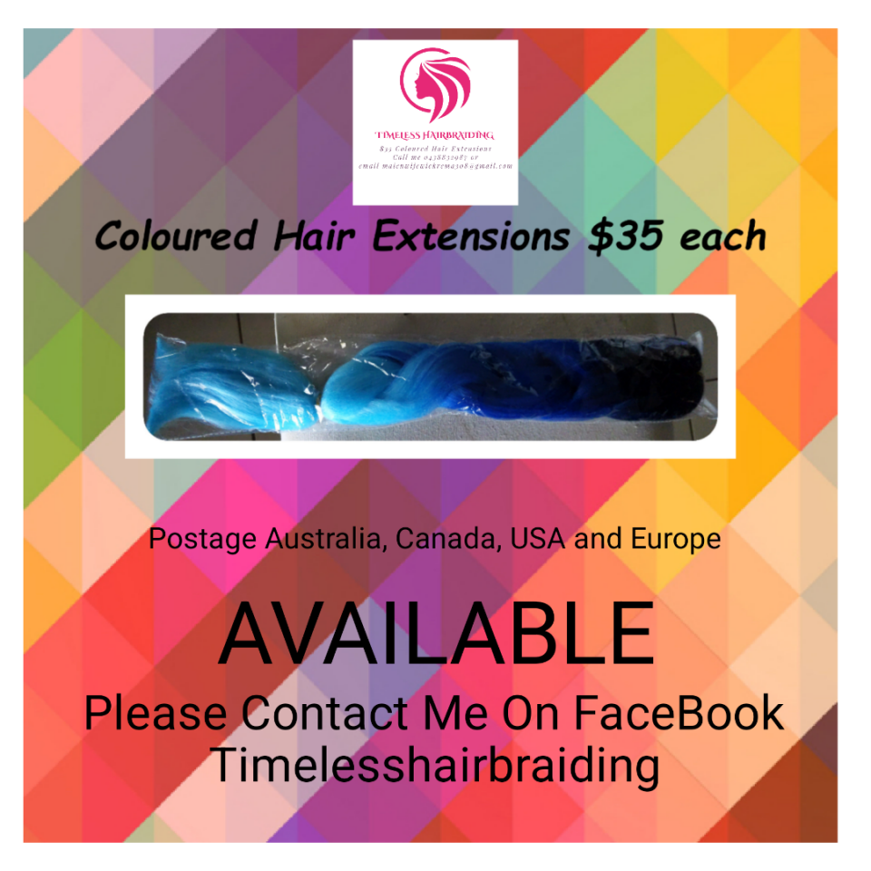 Coloured Hair Extensions